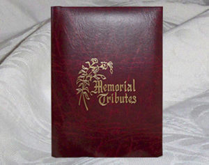 Tribute Register Book