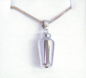 Sterling Silver Urn Necklace