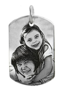 Dog Tag Picture Necklace