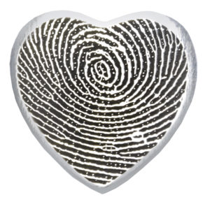 Fingerprint Heart Necklace