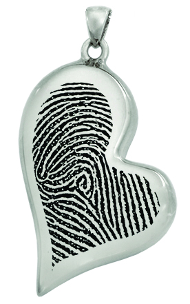 Stainless steel fingerprint jewelry discount